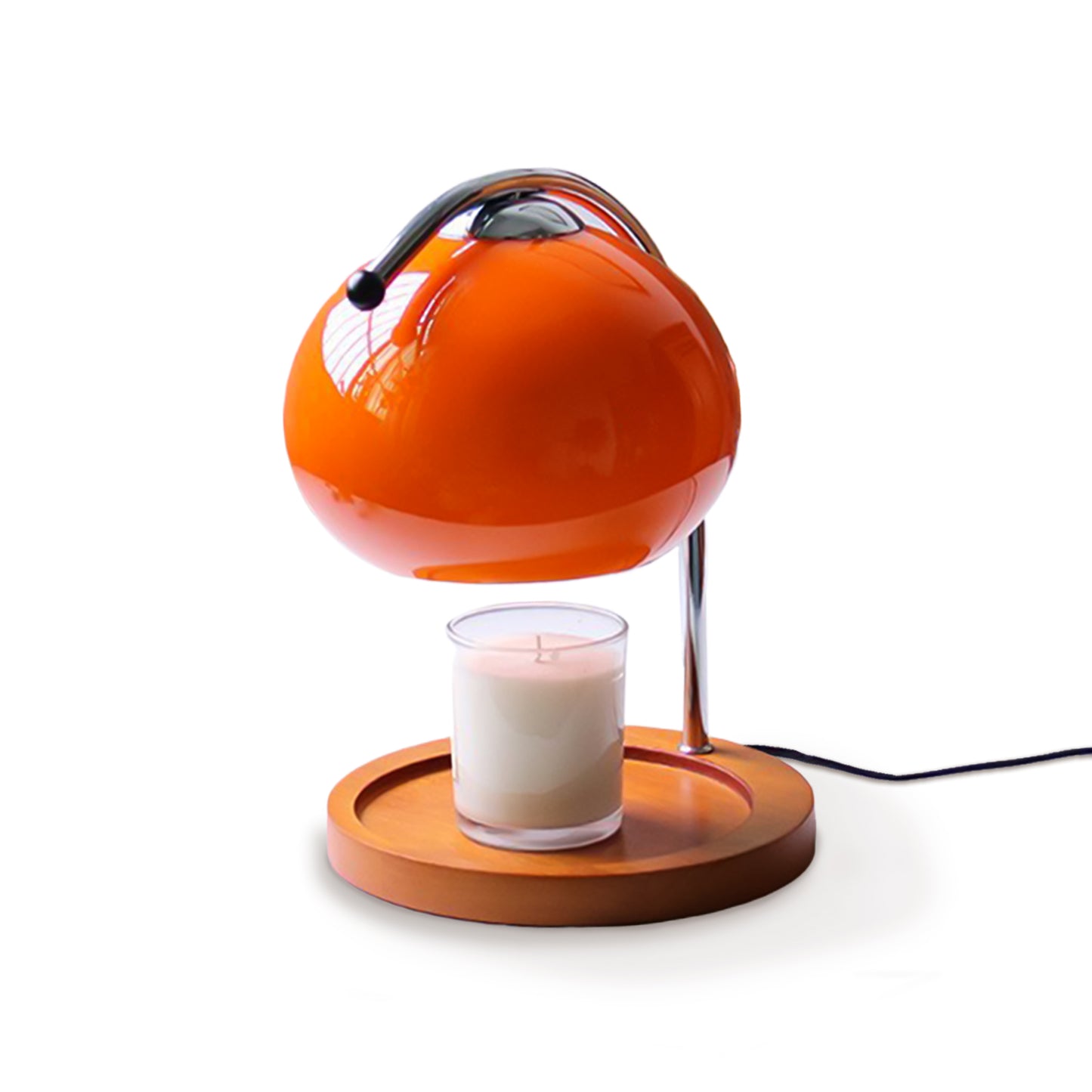 candle heating lamp with timer, adjustable light , send 2 bulbs
