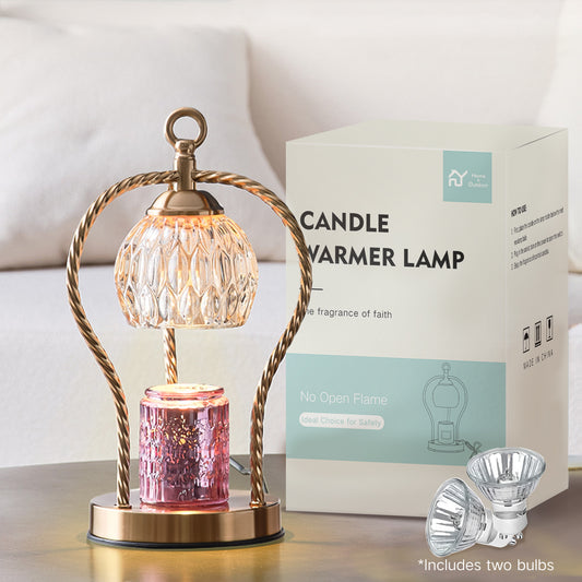 Candle Heating Lamp With Timer, Adjustable Light , Send 2 Bulbs