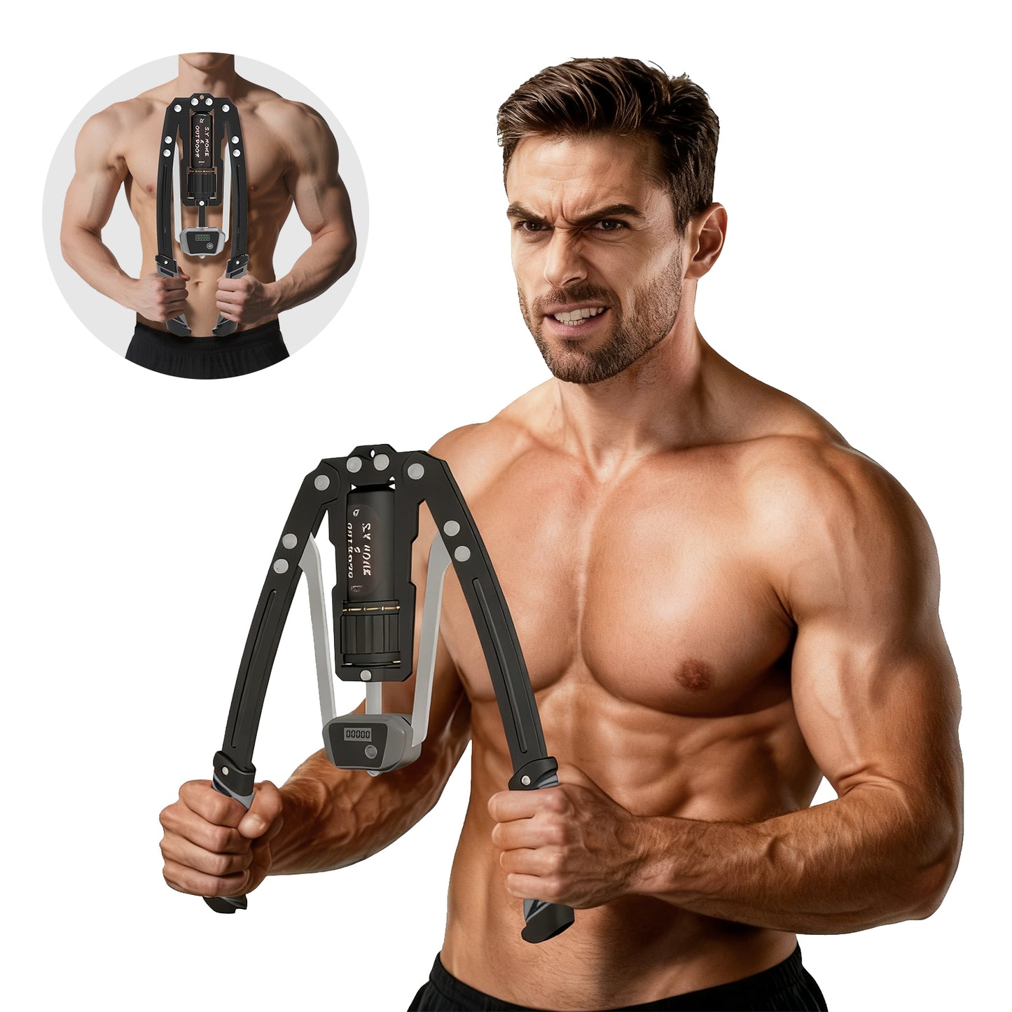 【Grey】S.Y. Hydraulicarm Exerciser