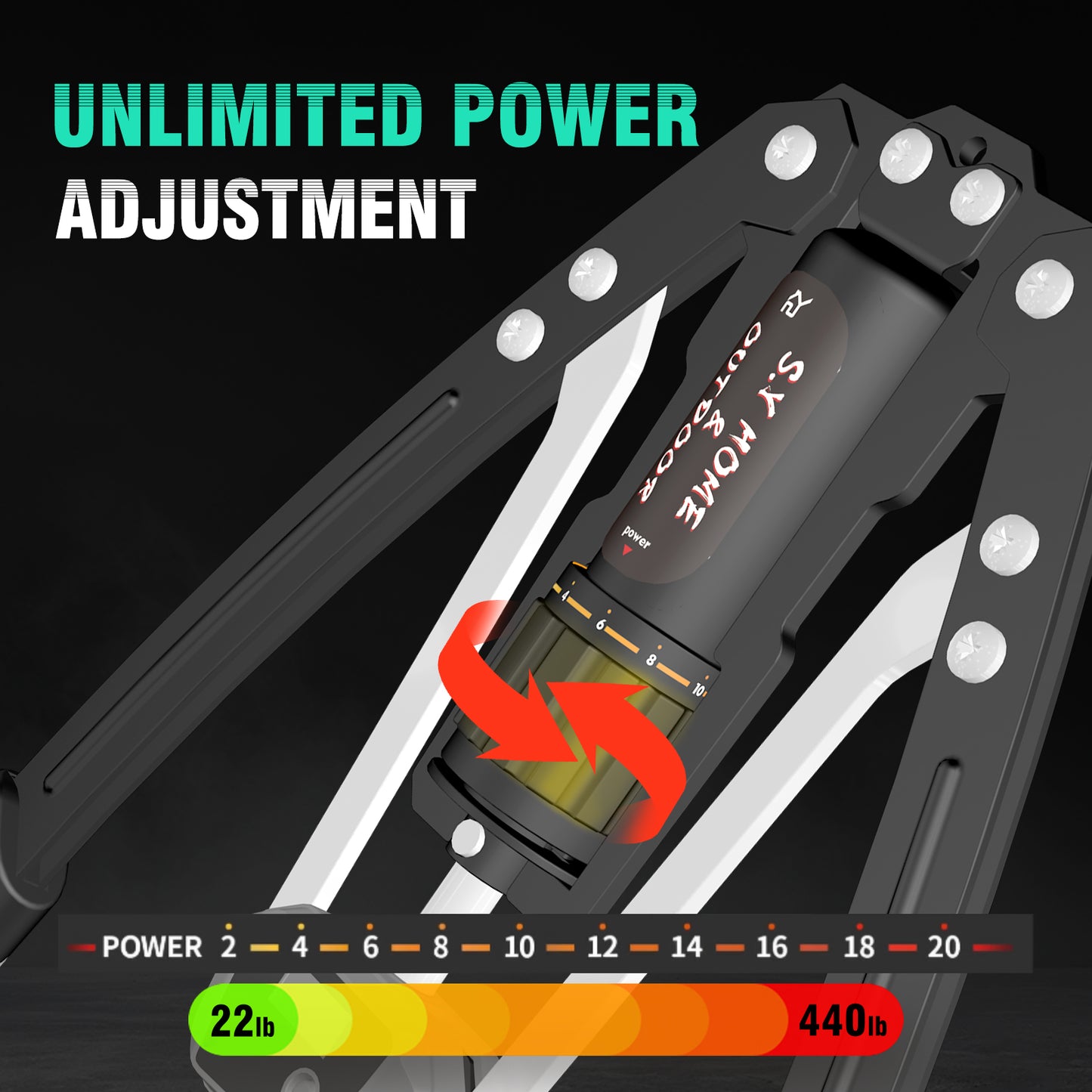 【Grey】S.Y. Hydraulicarm Exerciser