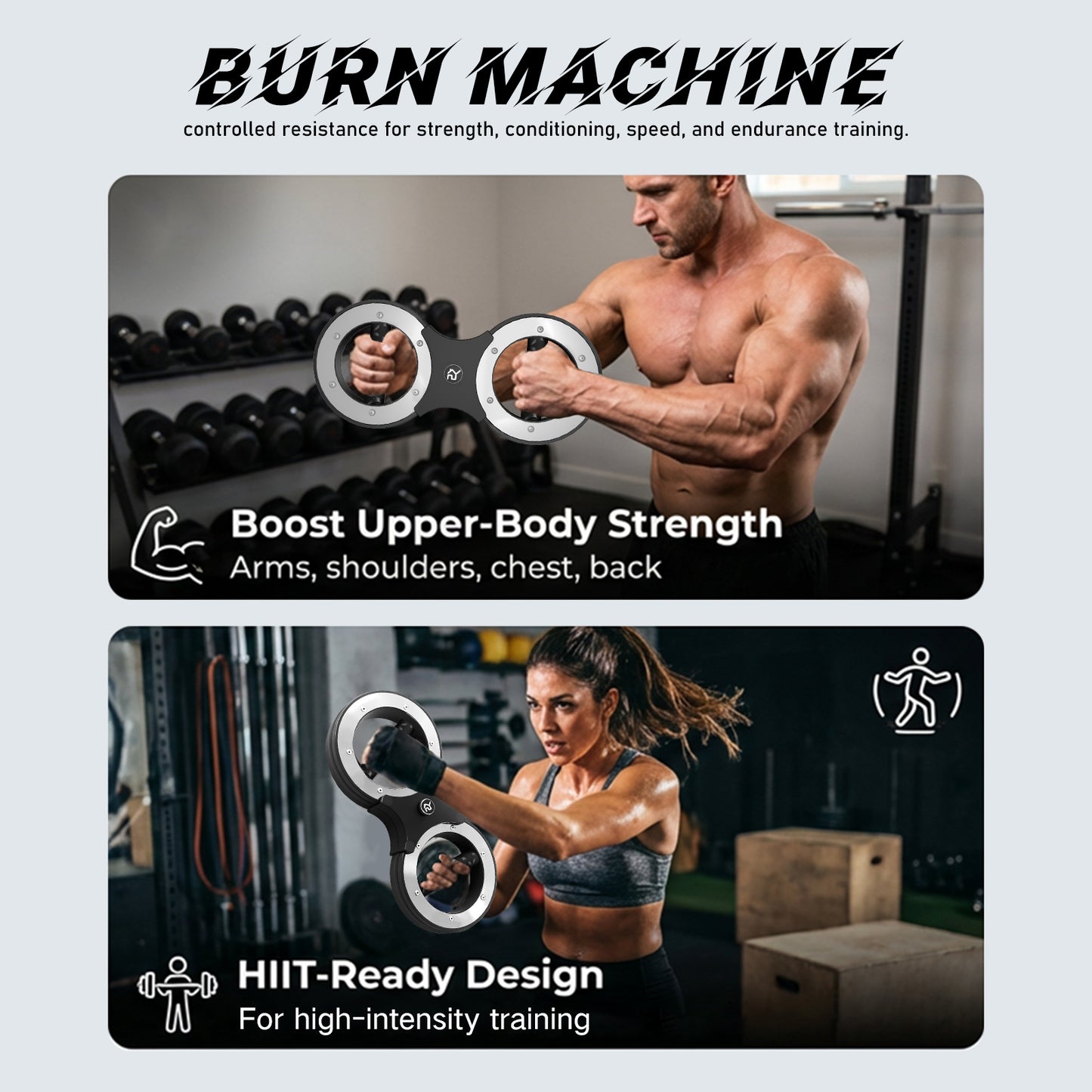 【Upgrade】Spinning Rotator Burn Machine