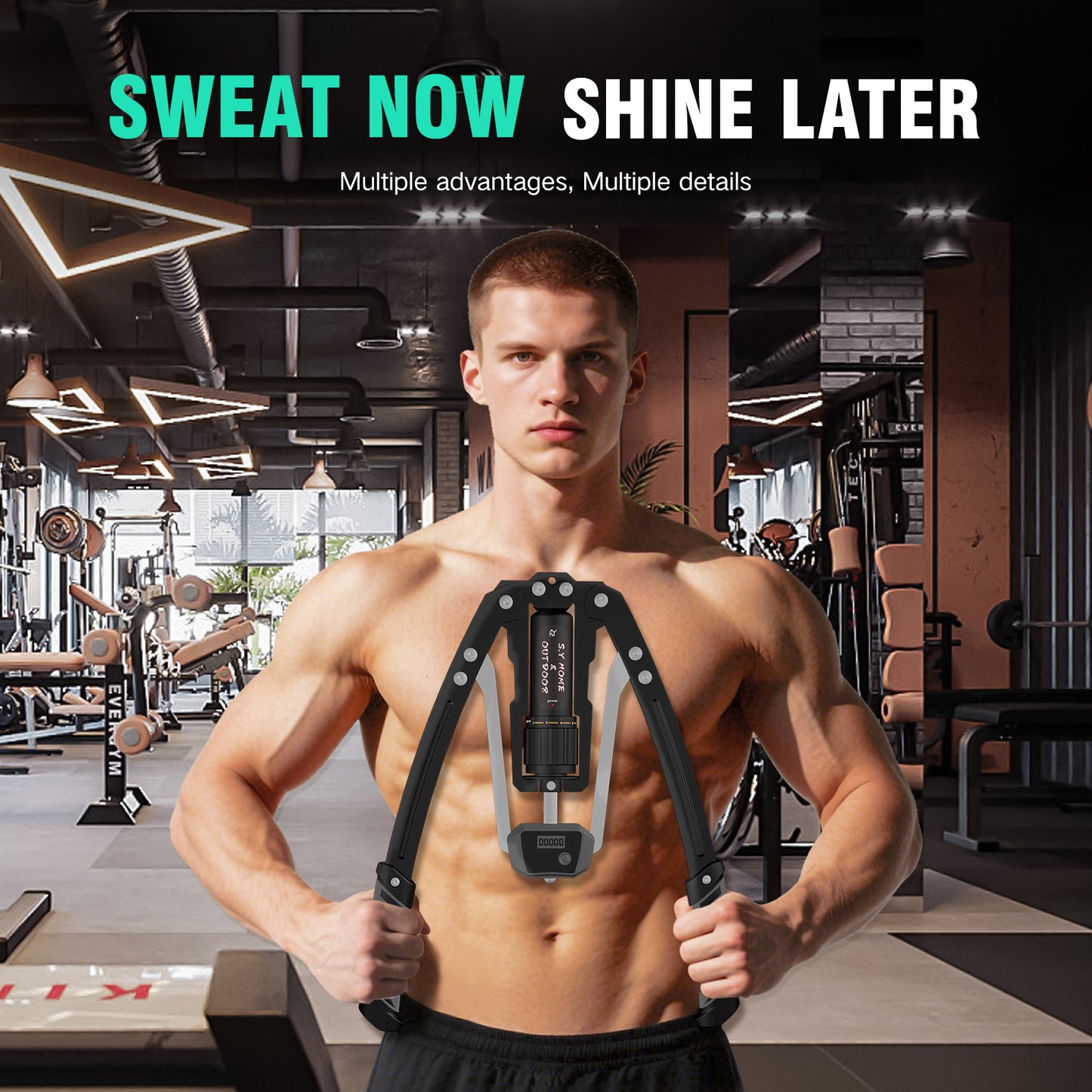 【Grey】S.Y. Hydraulicarm Exerciser