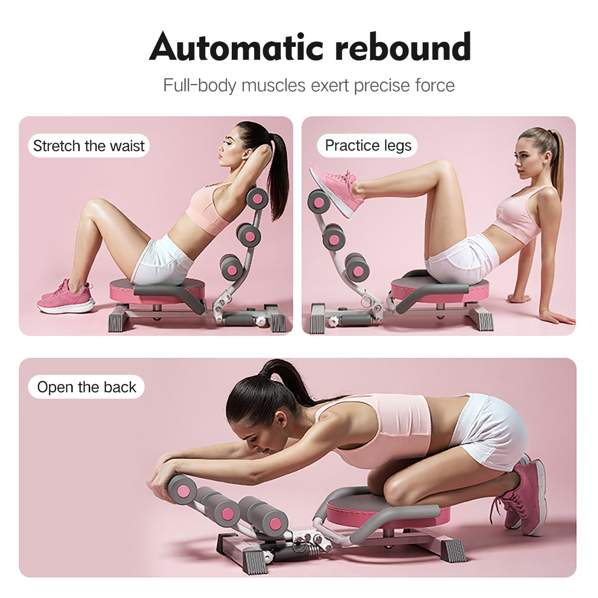 【Pink】Abdominal curler