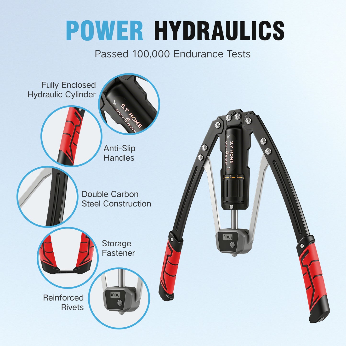 【Red】S.Y. Hydraulicarm Exerciser