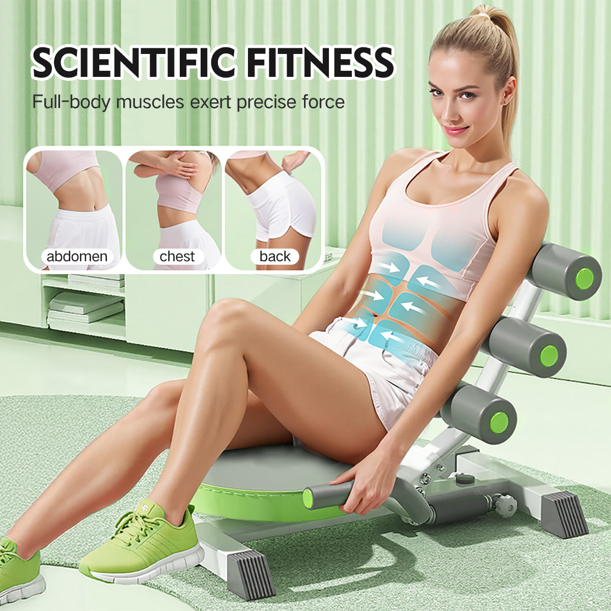 【Green】Abdominal curler