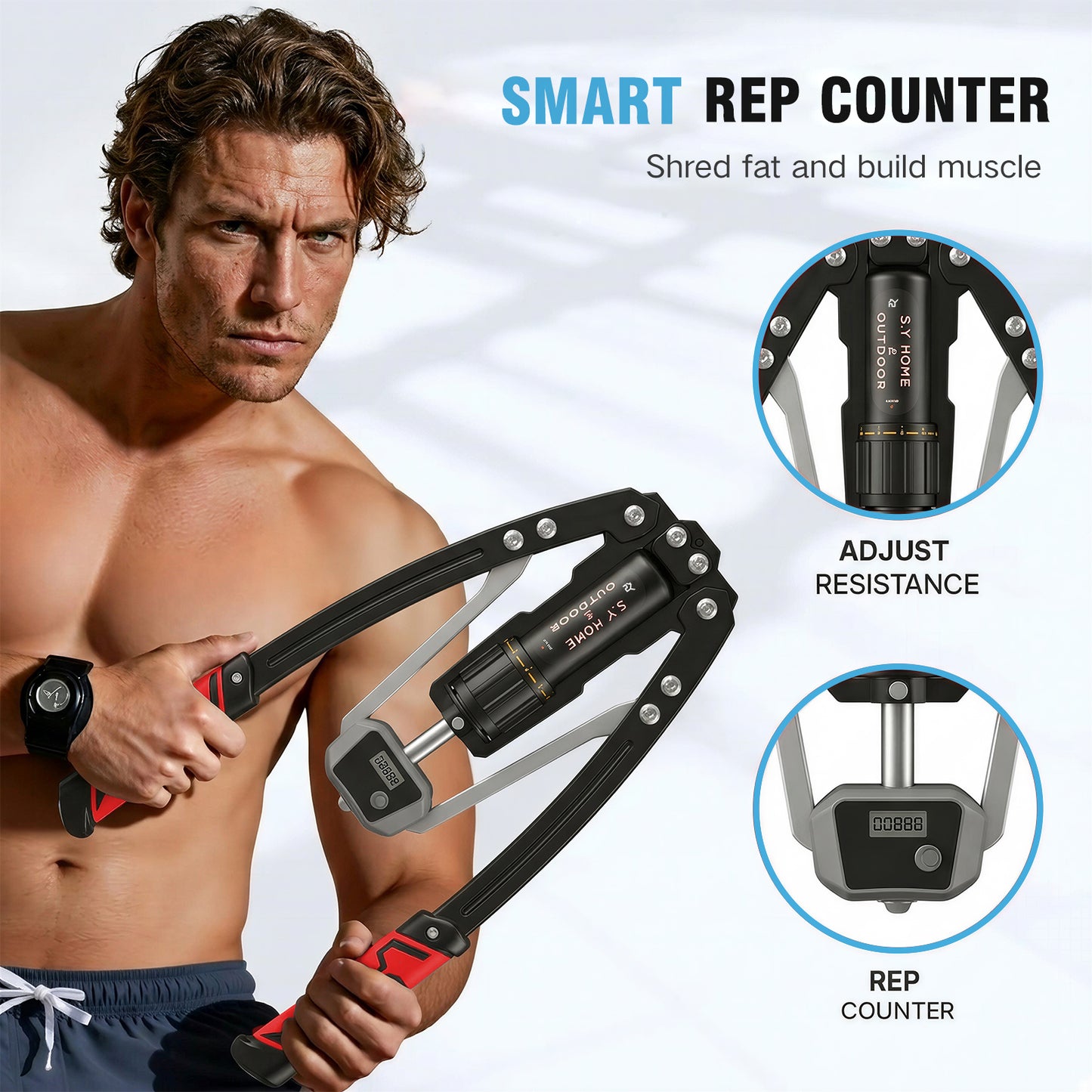 【Red】S.Y. Hydraulicarm Exerciser