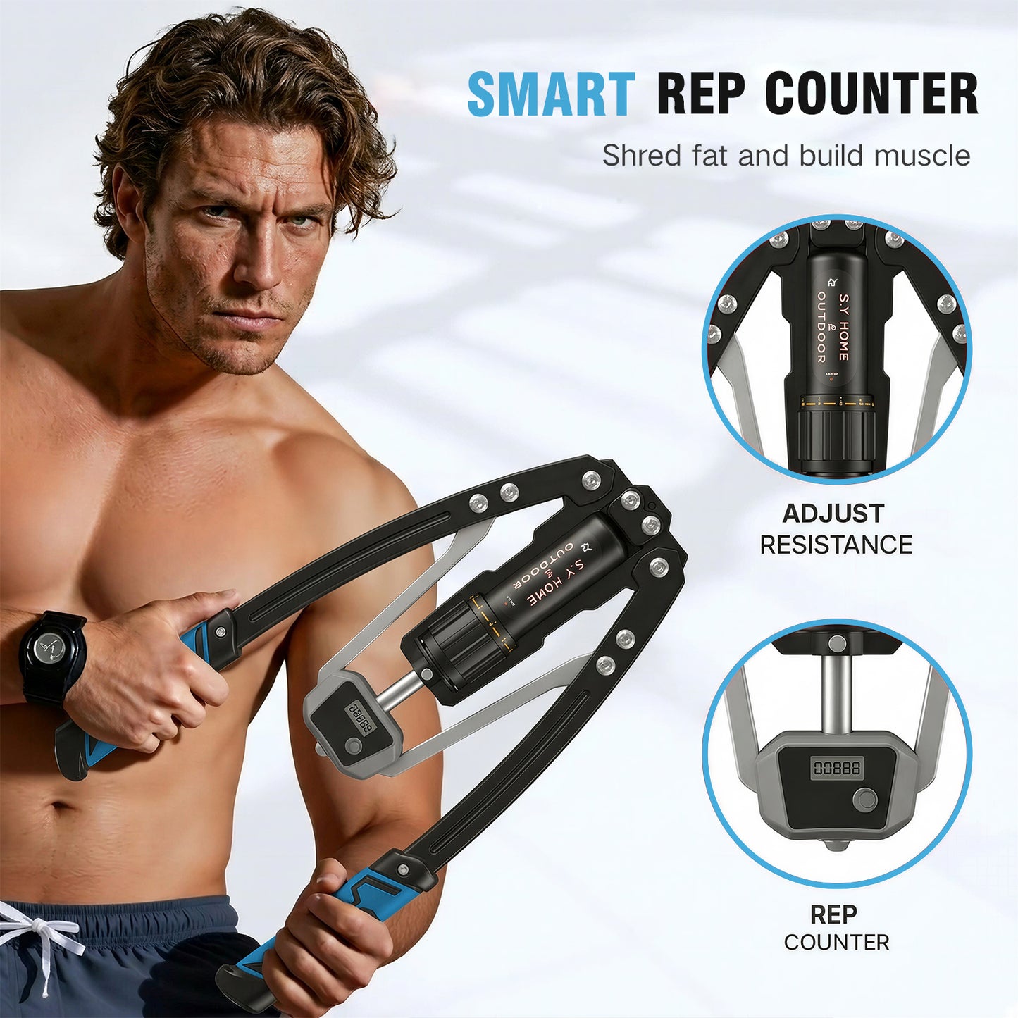 【Blue】S.Y. Hydraulicarm Exerciser