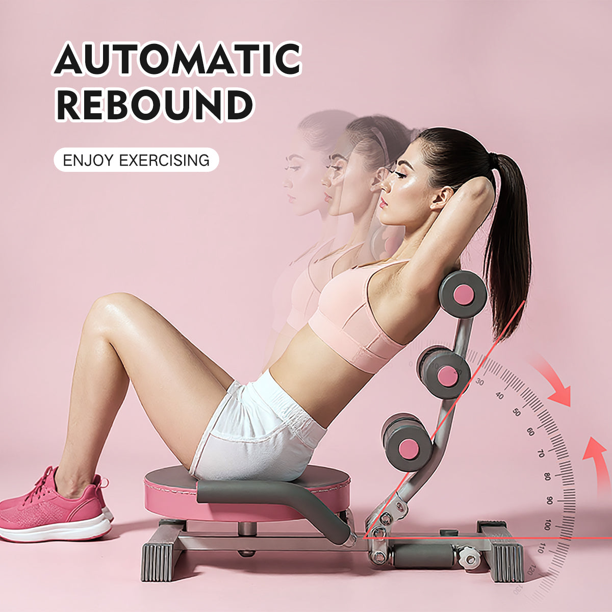 【Pink】Abdominal curler