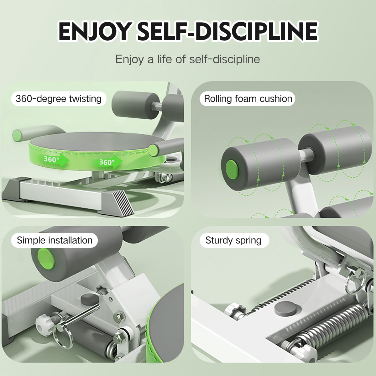 【Green】Abdominal curler