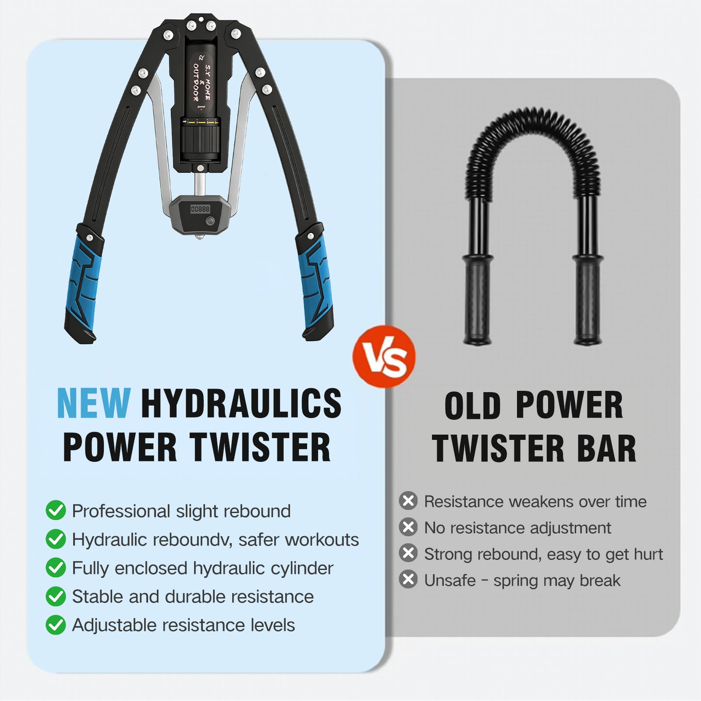 【Blue】S.Y. Hydraulicarm Exerciser