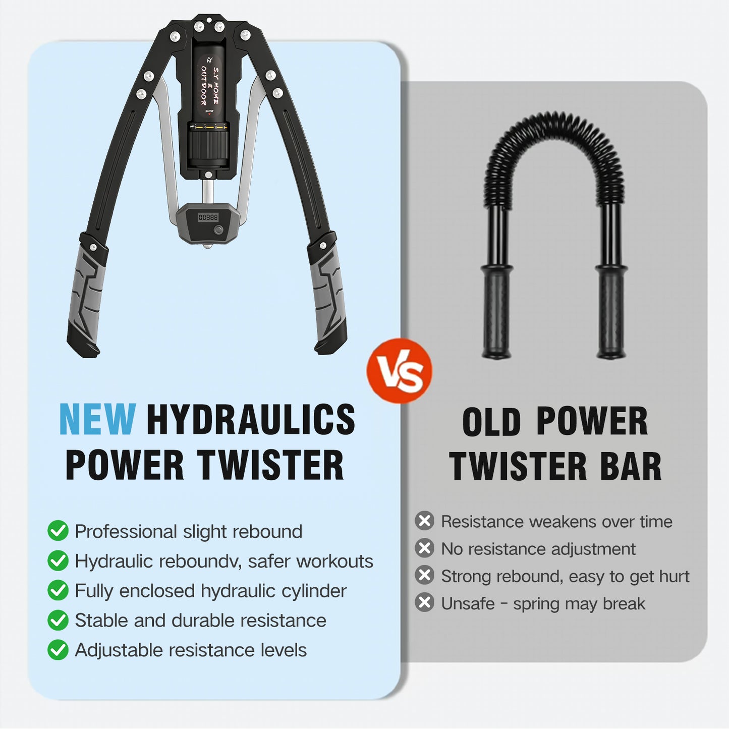 【Grey】S.Y. Hydraulicarm Exerciser