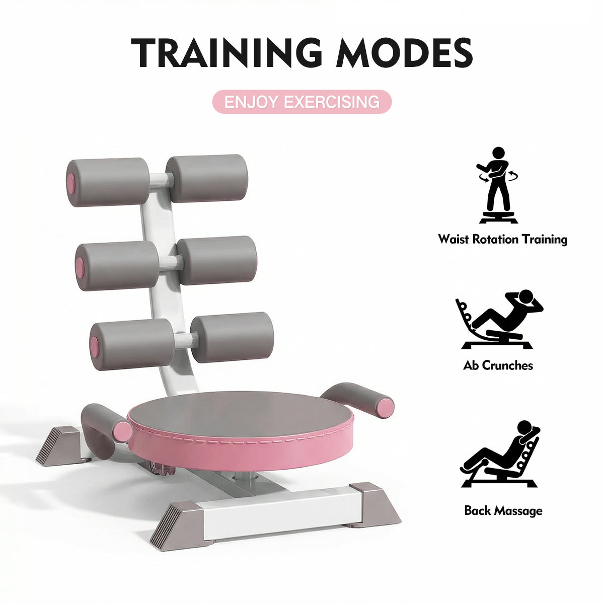 【Pink】Abdominal curler