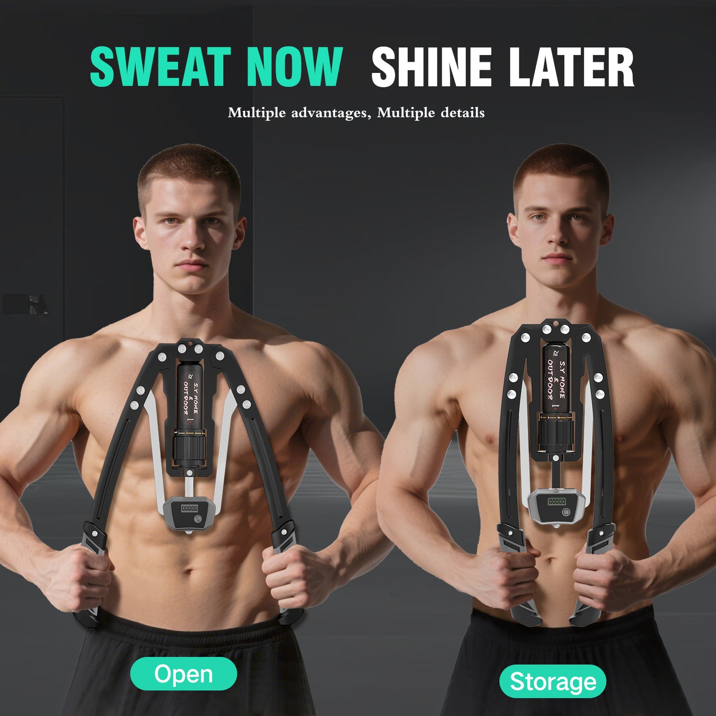 【Grey】S.Y. Hydraulicarm Exerciser