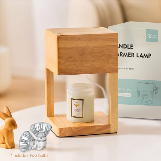 candle heating lamp with timer, adjustable light , send 2 bulbs