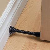 8/12 Pack Spring Door Stops with Low Mounted Rubber Bumper Tips