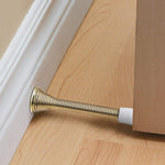 8/12 Pack Spring Door Stops with Low Mounted Rubber Bumper Tips