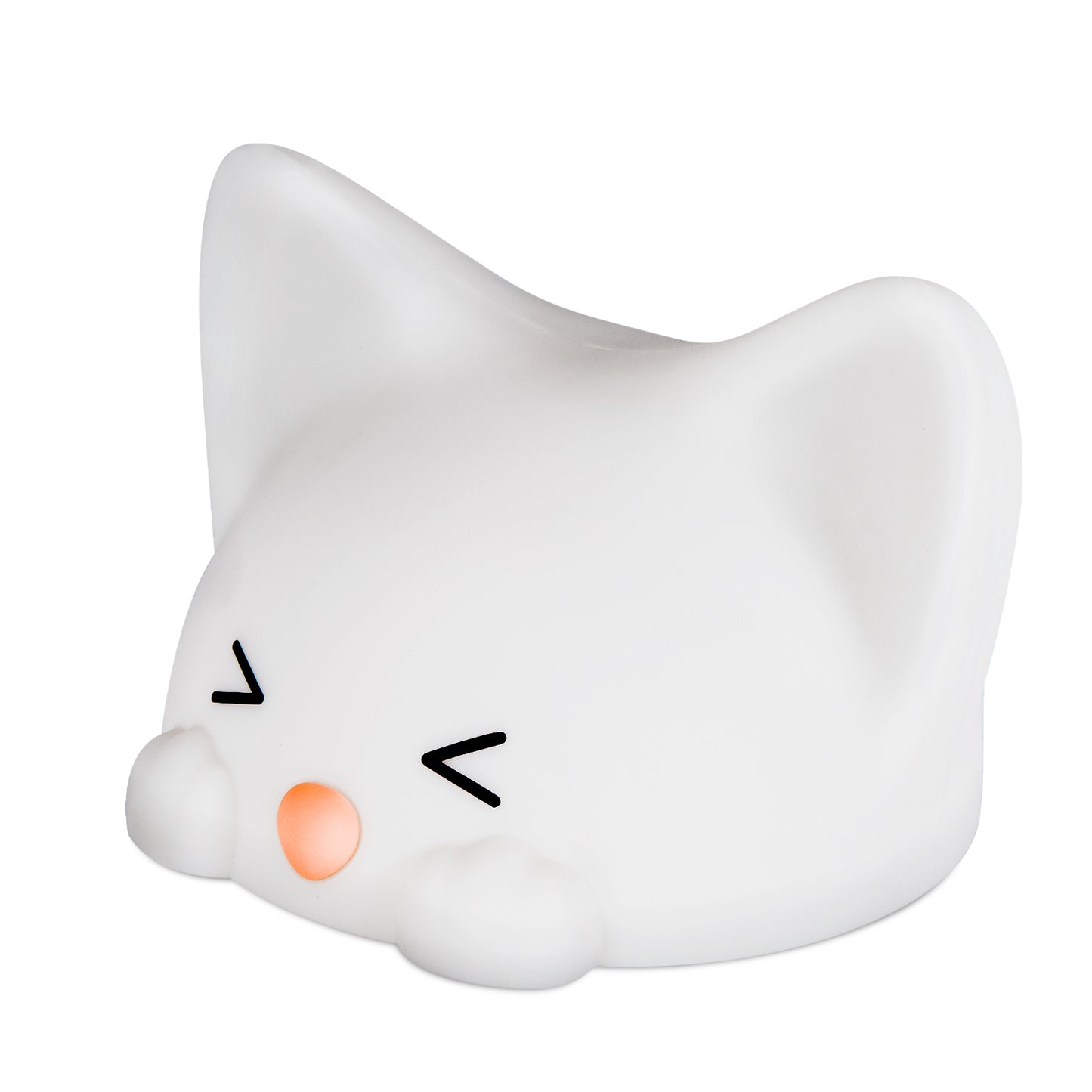 Rechargeable 7 Colors Cute Cat Soft Silicone Led Nightlight