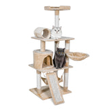 57¡± Cat Tree Tower for Indoor Cats Stand House Furniture