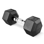 Rubber Encased Hex Dumbbell