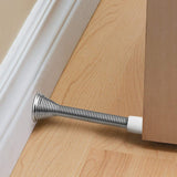 8/12 Pack Spring Door Stops with Low Mounted Rubber Bumper Tips