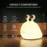 Silicone Slug Cute Squishy Animal Night Light with Touch Sensor