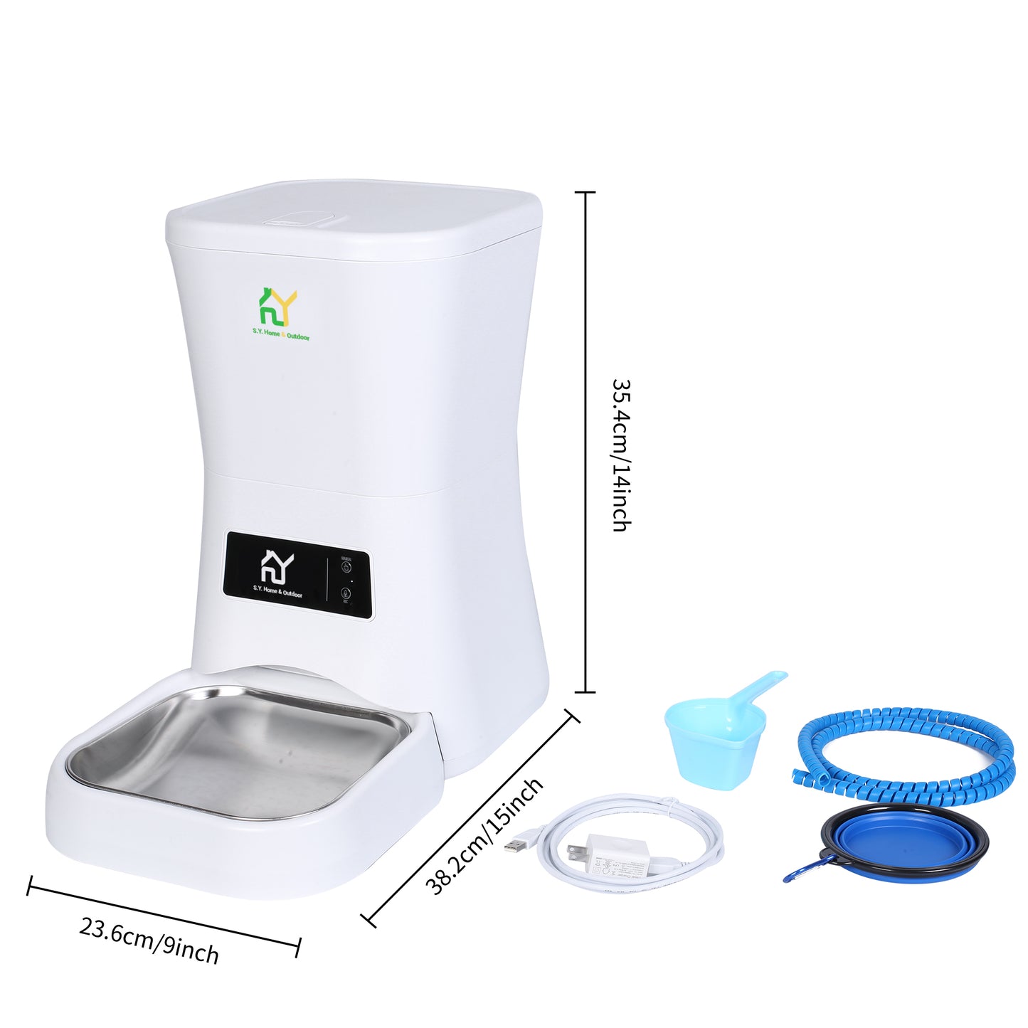 7L Automatic Cat Feeder Wi-Fi Enabled Smart Pet Feeder