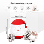 Cute Christmas Lamp Gift Silicone Eye Protection Night Lamp