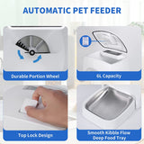 6L Automatic Cat Feeder Time Smart Pet Feeder