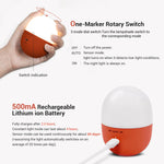 Rechargeable Cute Capsule Sensor Night Lamp