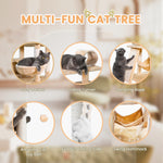 57¡± Cat Tree Tower for Indoor Cats Stand House Furniture