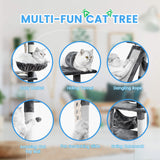 57¡± Cat Tree Tower for Indoor Cats Stand House Furniture