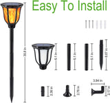 S.Y. Outdoor Torch Solar Lights with 96 LED