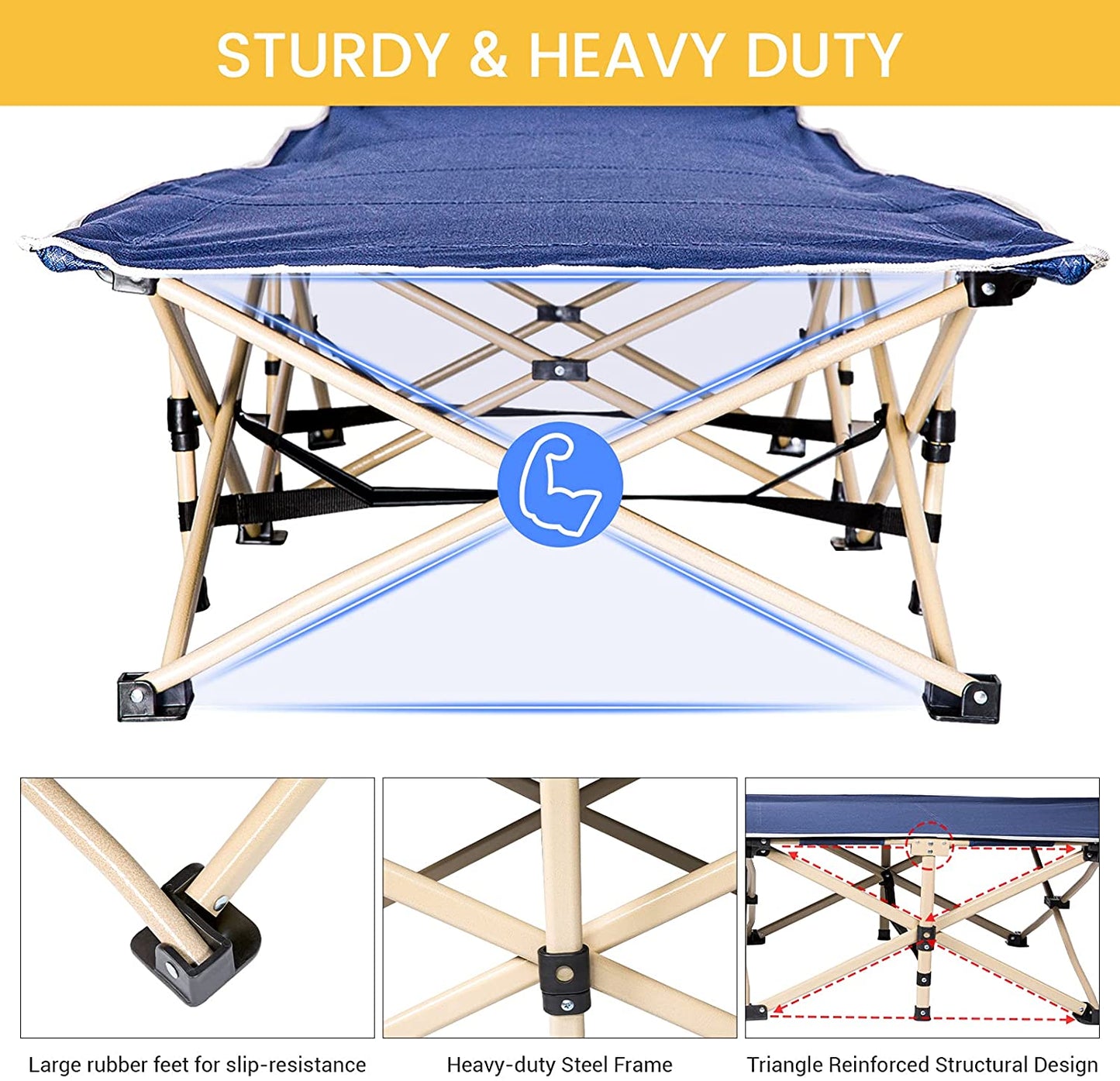 S.Y. Home & Outdoor Folding Bed Camping Cot
