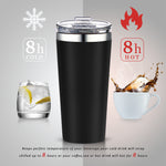 16oz Insulated Double-Walled 18/8 Stainless Steel Tumbler-Vacuum