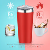 16oz Insulated Double-Walled 18/8 Stainless Steel Tumbler-Vacuum