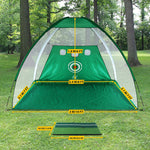 S.Y.  Golf Practice Net with Target Chipping Holes Hitting Golf Nets