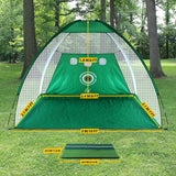 S.Y.  Golf Practice Net with Target Chipping Holes Hitting Golf Nets