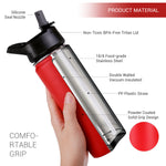 Insulated Stainless Steel Double Wall Vacuum Travel Sports Water Bottle-20oz