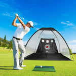 S.Y.  Golf Practice Net with Target Chipping Holes Hitting Golf Nets