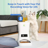 7L Automatic Cat Feeder Wi-Fi Enabled Smart Pet Feeder