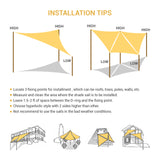 Sun Shade Sail 16.4"x 16.4" x 16.4" Permeable UV Block Triangle Canopy