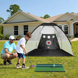 S.Y.  Golf Practice Net with Target Chipping Holes Hitting Golf Nets