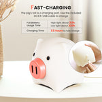 Silicone Cute Piggy Night Lamp