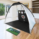 S.Y.  Golf Practice Net with Target Chipping Holes Hitting Golf Nets